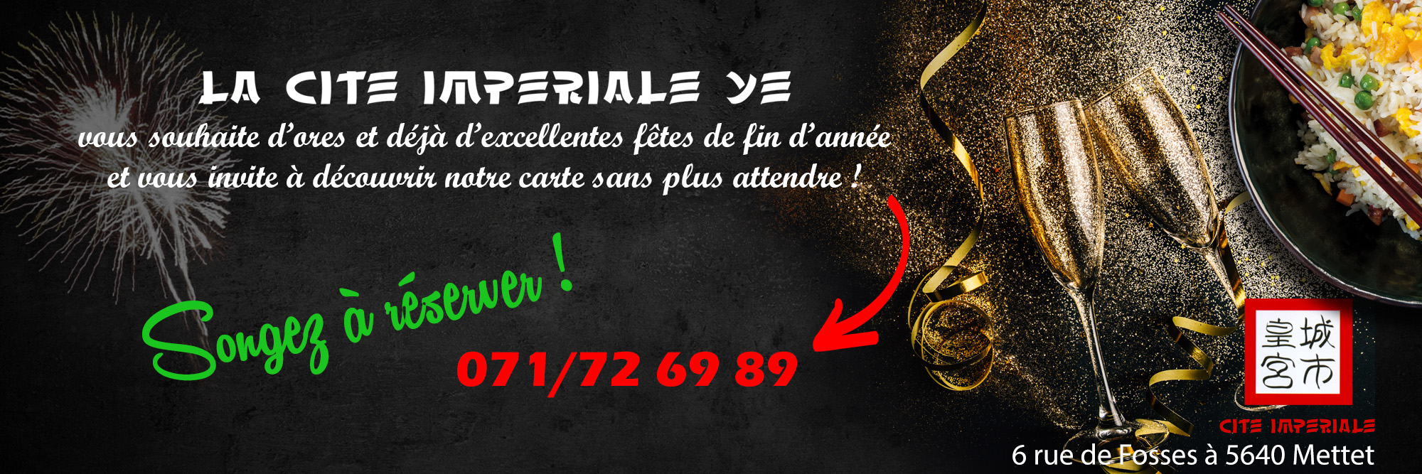 la cité impériale Mettet restaurant chinois
